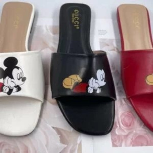 Women's Fashion Mickey Mouse Flat Sandals